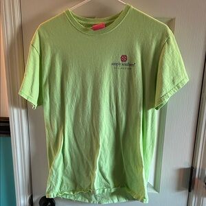 Simply Southern Bright Green Tee with Logo